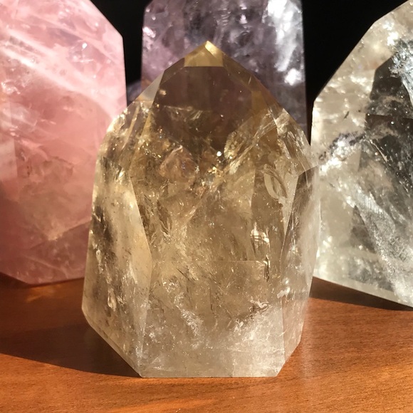 🌈Natural Citrine Crystal Point ☀️ - Picture 3 of 12